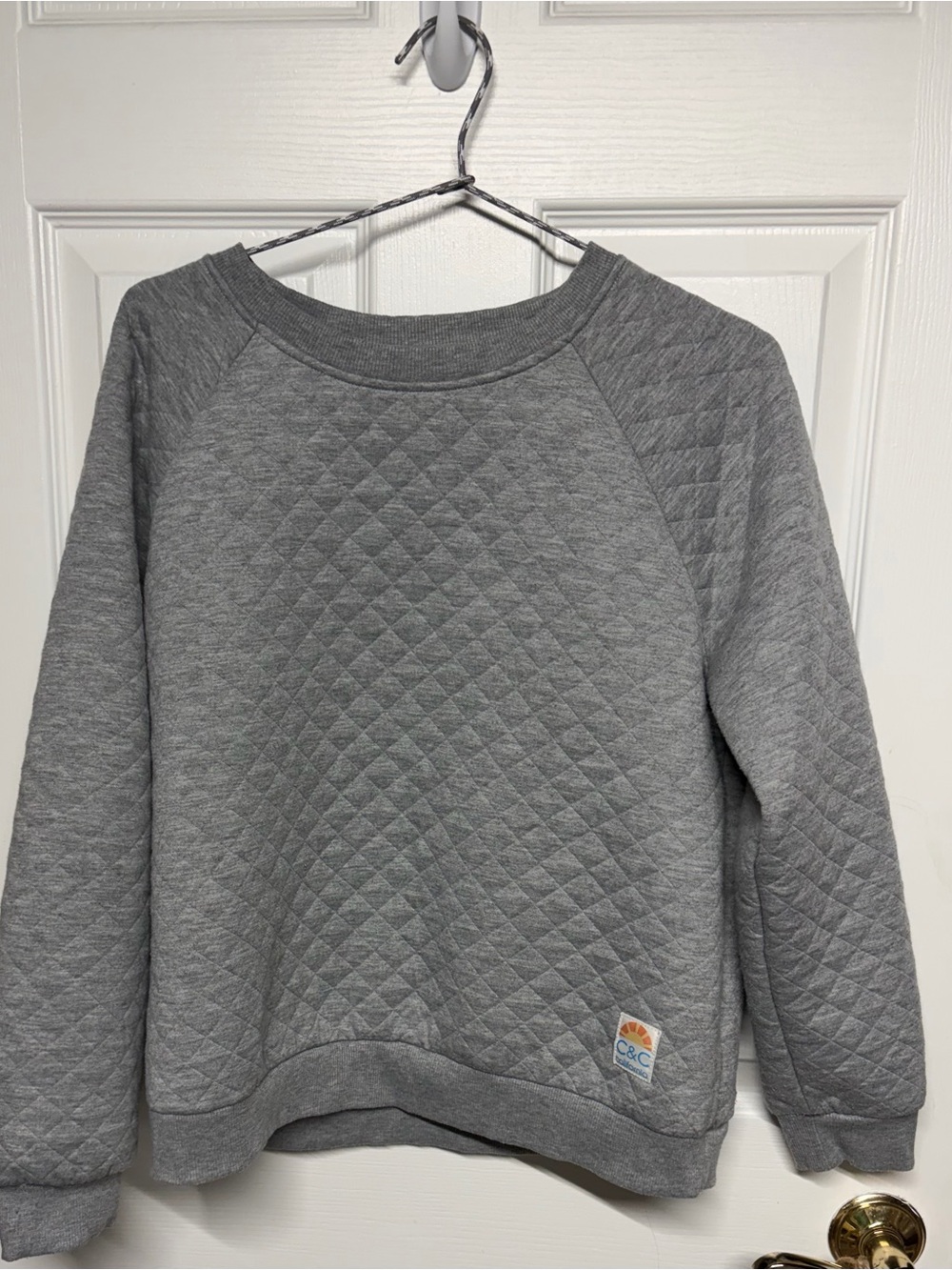 Women’s c&c California quilted sweatshirt